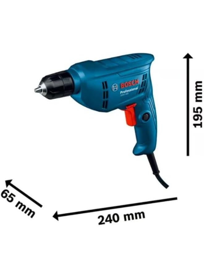 BOSCH GBM 400 Professional Rotary Drill Machine 400W, 10mm Keyed Chuck, Corded Electric Drill for Metal & Wood, Compact & Durable - Image 5